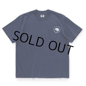 画像: 【30%OFF】RATS/CIRCLE POCKET TEE（NAVY）［プリントポケT-24春夏］