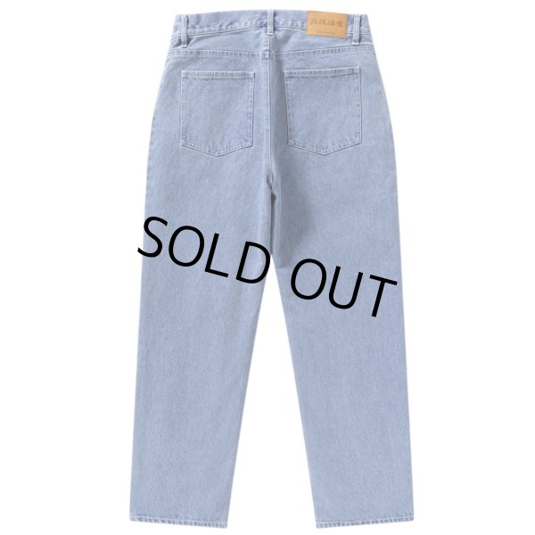 画像2: BlackEyePatch/CHAIN STITCHED SCRIPT LOGO BAGGY JEANS（LIGHT BLUE） (2)