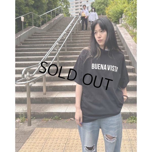 画像3: BUENA VISTA/BUENA VISTA LOGO tee（BLACK）［プリントT-24春夏］ (3)