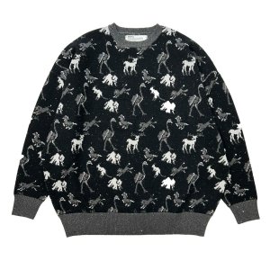 画像: 【30%OFF】DAIRIKU/"ZOO" Oversized Pullover Knit（Black）［オーバーサイズニット-24秋冬］