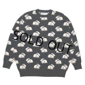 画像: 【30%OFF】DAIRIKU/"Rabbit" Oversized Pullover Knit（Black）［オーバーサイズニット-24秋冬］