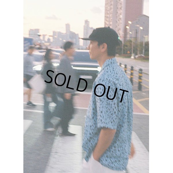 画像3: CHALLENGER/S/S CHIP PRINTED SHIRT（LT BLUE）［チッププリントシャツ-24春夏］ (3)