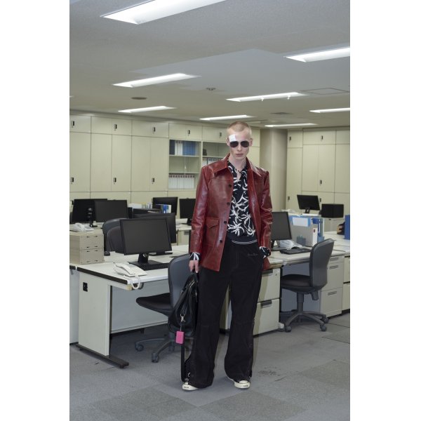 画像2: 【30%OFF】DAIRIKU/Jungle L-S Rib Shirt（Black）［ジャングルリブシャツ-24秋冬］ (2)
