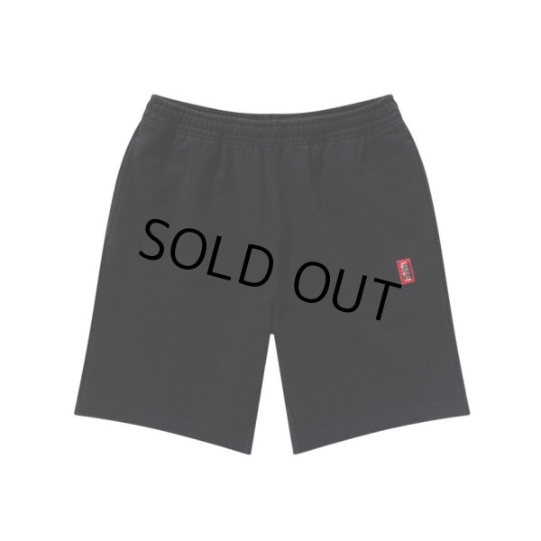 画像1: BlackEyePatch/SMALL HWC LABEL SWEAT SHORTS（BLACK） (1)