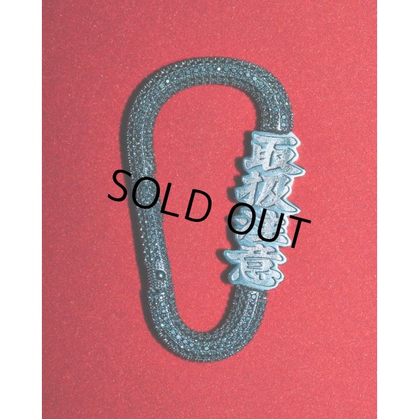 画像3: BlackEyePatch/HANDLE WITH CARE RHINESTONE CARABINER（BLACK） (3)