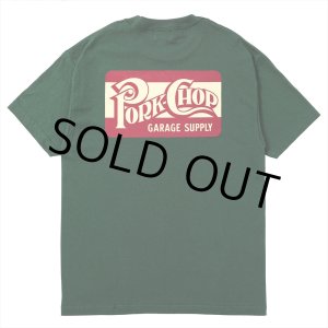 画像: PORKCHOP/SQUARE LOGO TEE（FOREST GREEN）［プリントT-24春夏］