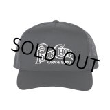 画像: PORKCHOP/SQUARE LOGO CAP（BLACK）［メッシュキャップ-24春夏］