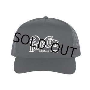 画像: PORKCHOP/SQUARE LOGO CAP（BLACK）［メッシュキャップ-24春夏］