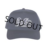 画像: PORKCHOP/SQUARE LOGO CAP（NAVY）［メッシュキャップ-24春夏］