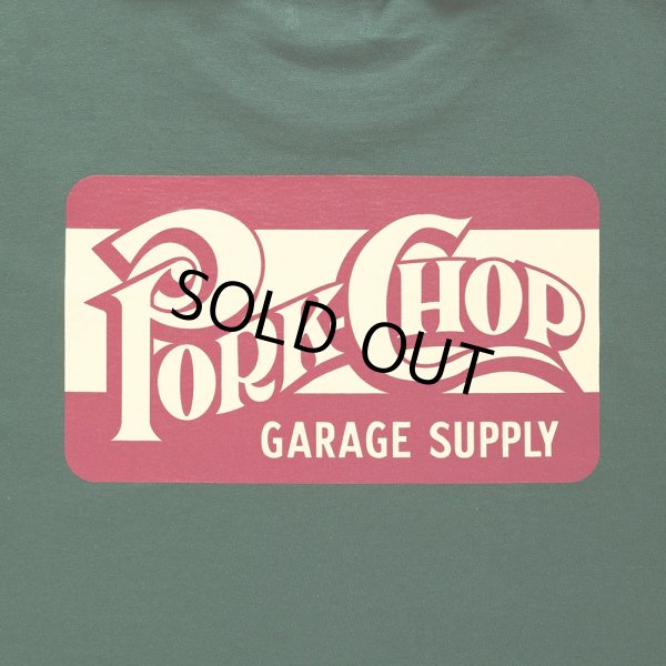 画像4: PORKCHOP/SQUARE LOGO TEE（FOREST GREEN）［プリントT-24春夏］ (4)