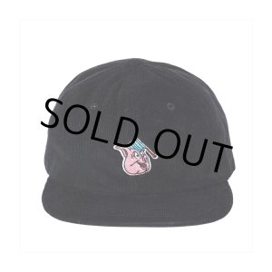 画像: PORKCHOP/OLD PORK CORDUROY CAP（BLACK）［コーデュロイキャップ-22秋冬］