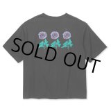 画像: CALEE/DROP SHOULDER "INDIVIDUAL BASIS" ROSE LOGO TEE（各色）［ドロップショルダープリントT-24春夏］