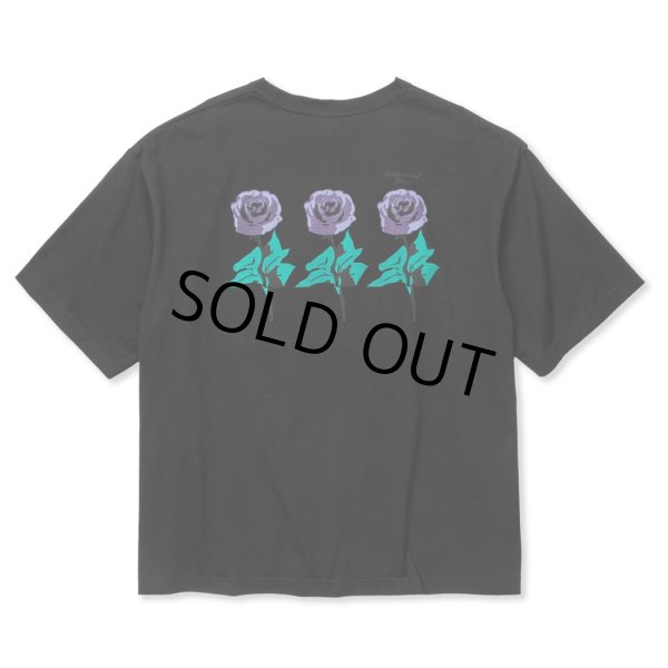 画像1: CALEE/DROP SHOULDER "INDIVIDUAL BASIS" ROSE LOGO TEE（各色）［ドロップショルダープリントT-24春夏］ (1)