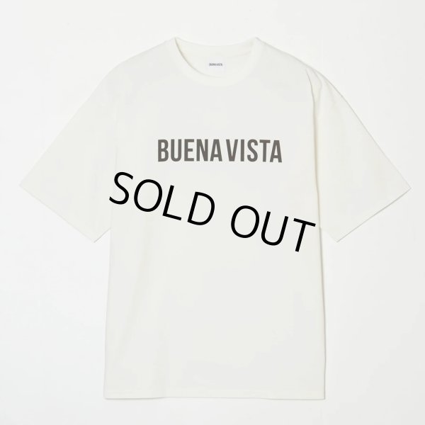 画像1: BUENA VISTA/BUENA VISTA LOGO tee（WHITE）［プリントT-24春夏］ (1)