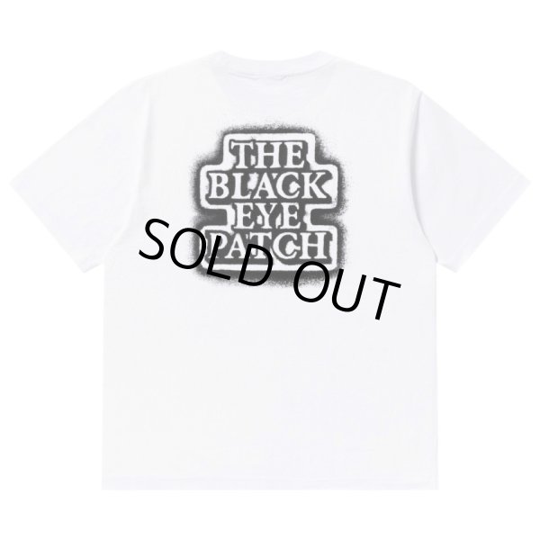 画像1: BlackEyePatch/SPRAYED OG LABEL TEE（WHITE） (1)