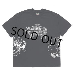 画像: PORKCHOP/24 MULTI LOGOS TEE（BLACK）［プリントT-24春夏］