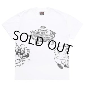 画像: PORKCHOP/24 MULTI LOGOS TEE（WHITE）［プリントT-24春夏］