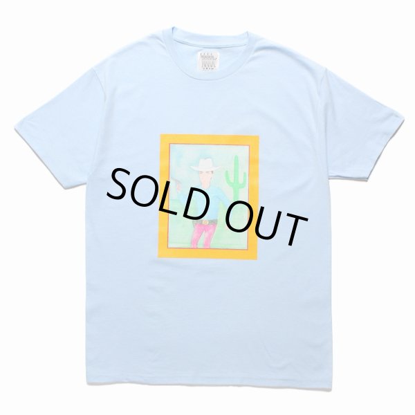 画像1: WACKO MARIA/世界平和プロジェクト / T-SHIRT（L-BLUE）［プリントT-24春夏］ (1)