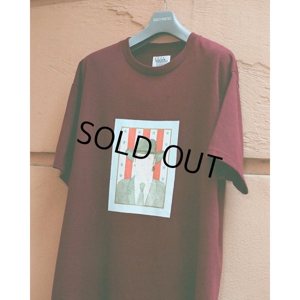 画像2: WACKO MARIA/世界平和プロジェクト / T-SHIRT（BURGUNDY）［プリントT-24春夏］ (2)