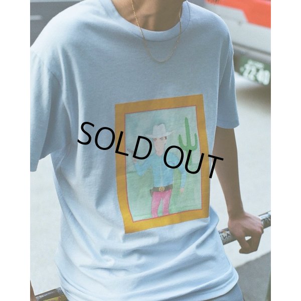 画像2: WACKO MARIA/世界平和プロジェクト / T-SHIRT（L-BLUE）［プリントT-24春夏］ (2)