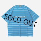 画像: TIGHTBOOTH/LOGO BORDER T-SHIRT（Blue）［ボーダーT-24夏］