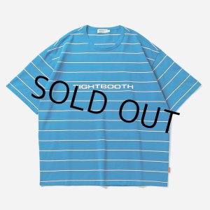 画像: TIGHTBOOTH/LOGO BORDER T-SHIRT（Blue）［ボーダーT-24夏］