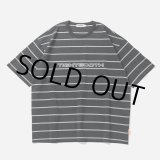 画像: 【30%OFF】TIGHTBOOTH/LOGO BORDER T-SHIRT（Black）［ボーダーT-24夏］