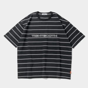 画像: 【30%OFF】TIGHTBOOTH/LOGO BORDER T-SHIRT（Black）［ボーダーT-24夏］