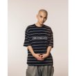 画像8: 【30%OFF】TIGHTBOOTH/LOGO BORDER T-SHIRT（Black）［ボーダーT-24夏］ (8)