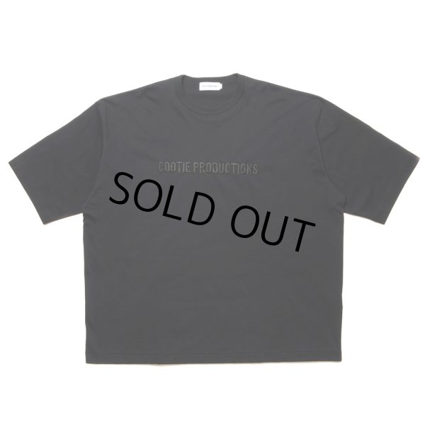 画像1: COOTIE PRODUCTIONS/Oversized S/S Tee（Embroidery）（Black）［オーバーサイズ刺繍T-24秋冬］ (1)