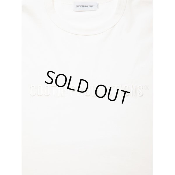 画像2: COOTIE PRODUCTIONS/Oversized S/S Tee（Embroidery）（White）［オーバーサイズ刺繍T-24秋冬］ (2)