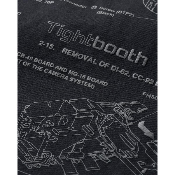画像5: 【30%OFF】TIGHTBOOTH/ANALYZE T-SHIRT（Black）［総柄プリントT-24夏］ (5)