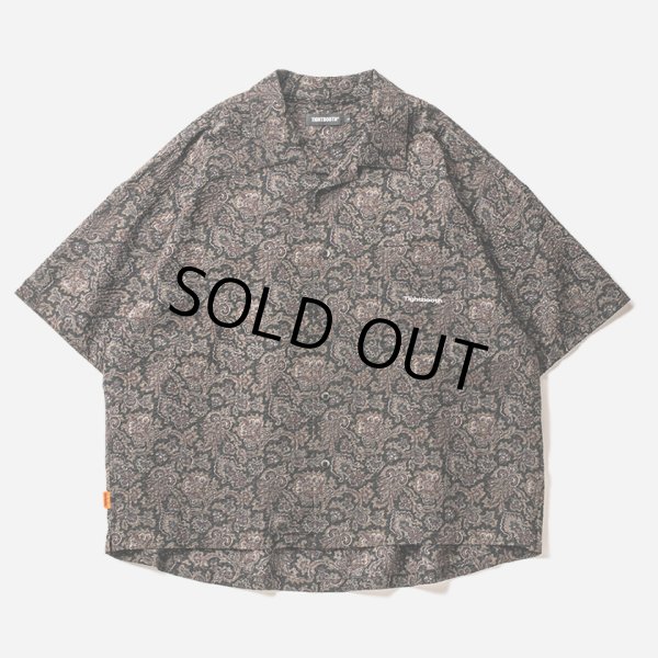 画像1: 【30%OFF】TIGHTBOOTH/RIPPLE PAISLEY ALOHA（Black）［ペイズリーアロハ-24夏］ (1)