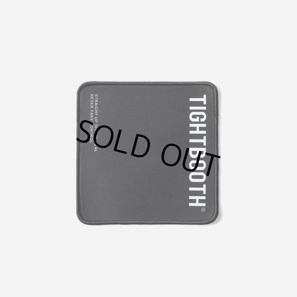 画像1: TIGHTBOOTH/LABEL LOGO MOUSE PAD（Black）［マウスパッド-24夏］ (1)