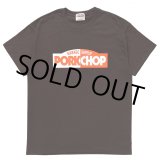 画像: PORKCHOP/24 BLOCK LOGO TEE（BROWN）［プリントT-24春夏］