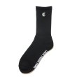 画像1: COOTIE PRODUCTIONS/Raza Middle Socks（Black）［ミドルソックス-24秋冬］ (1)