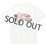 画像: CALEE/BINDER NECK R&F VINTAGE T-SHIRT ＜NATURALLY PAINT DESIGN＞（WHITE）［プリントT-24春夏］