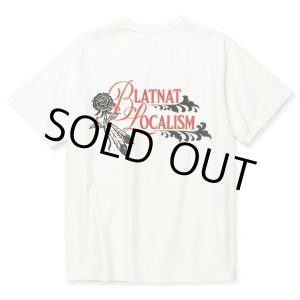 画像: CALEE/BINDER NECK R&F VINTAGE T-SHIRT ＜NATURALLY PAINT DESIGN＞（WHITE）［プリントT-24春夏］