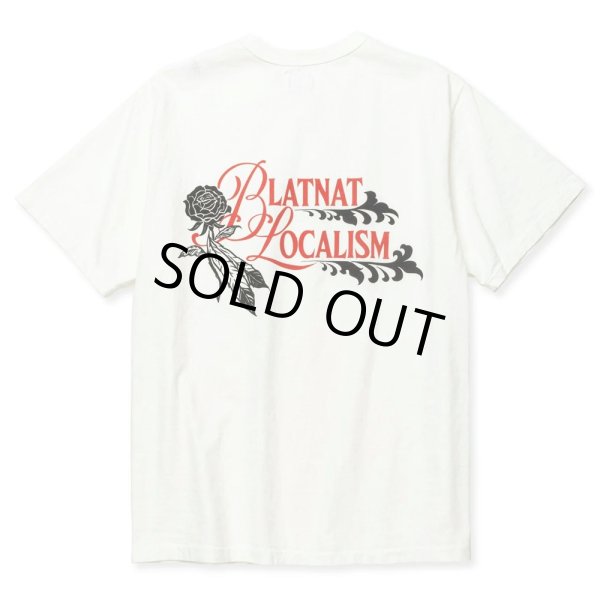画像1: CALEE/BINDER NECK R&F VINTAGE T-SHIRT ＜NATURALLY PAINT DESIGN＞（WHITE）［プリントT-24春夏］ (1)