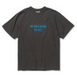 画像2: 【30%OFF】CALEE/BINDER NECK WING LOGO VINTAGE TEE ＜NATURALLY PAINT DESIGN＞（CHARCOAL）［プリントT-24春夏］ (2)