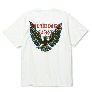 画像: 【30%OFF】CALEE/BINDER NECK WING LOGO VINTAGE TEE ＜NATURALLY PAINT DESIGN＞（WHITE）［プリントT-24春夏］
