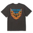 画像1: 【30%OFF】CALEE/BINDER NECK WING LOGO VINTAGE TEE ＜NATURALLY PAINT DESIGN＞（CHARCOAL）［プリントT-24春夏］ (1)