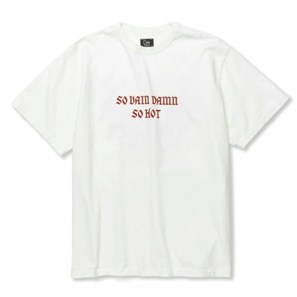 画像2: 【30%OFF】CALEE/BINDER NECK WING LOGO VINTAGE TEE ＜NATURALLY PAINT DESIGN＞（WHITE）［プリントT-24春夏］ (2)