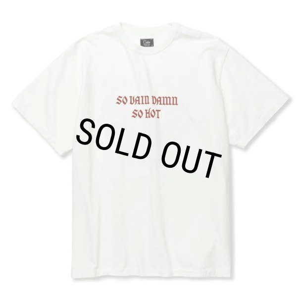 画像2: 【40%OFF】CALEE/BINDER NECK WING LOGO VINTAGE TEE ＜NATURALLY PAINT DESIGN＞（WHITE）［プリントT-24春夏］ (2)