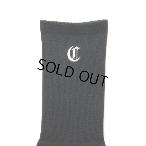 画像2: COOTIE PRODUCTIONS/Raza Middle Socks（Black）［ミドルソックス-24秋冬］ (2)