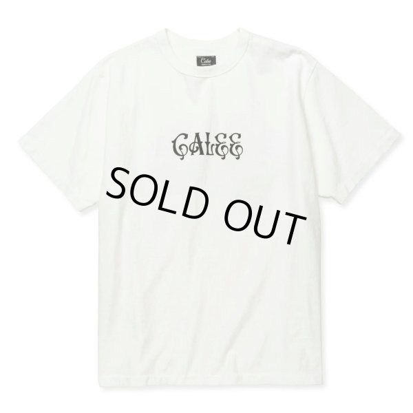 画像2: CALEE/BINDER NECK R&F VINTAGE T-SHIRT ＜NATURALLY PAINT DESIGN＞（WHITE）［プリントT-24春夏］ (2)