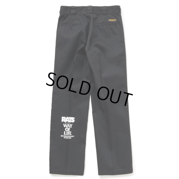 画像1: RATS/T/C WORK PANTS PRINT（BLACK）［T/Cワークパンツ-24春夏］ (1)