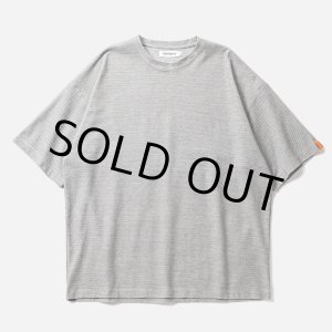 画像: TIGHTBOOTH/HONEYCOMB BORDER T-SHIRT（Grey）［ハニカムボーダーT-24夏］