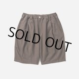 画像: TIGHTBOOTH/HONEYCOMB BORDER BIG SHORTS（Brown）［ハニカムボーダービッグショーツ-24夏］