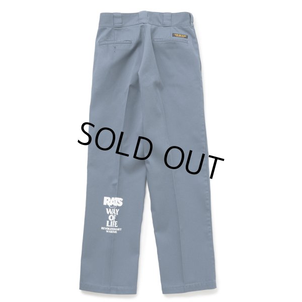 画像1: 【30%OFF】RATS/T/C WORK PANTS PRINT（BLUE）［T/Cワークパンツ-24春夏］ (1)